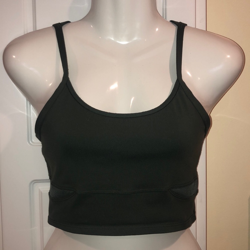 Athleta Army Green Sports Bralette